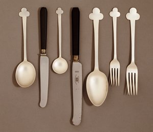 Electroplated table service, for E. Bingham & Co., c.1906