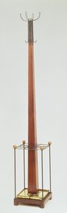 Hat, coat and umbrella stand for White Dining Room, Ingram Street Tearooms