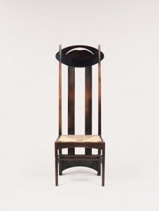 High-Back Side Chair for the Argyle Street Tea Rooms, Glasgow by Charles Rennie Mackintosh