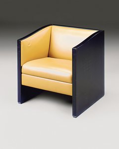 One of a pair of armchairs, late 20th century by Charles Rennie Mackintosh