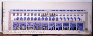Previously Unrecorded Architectural Drawings for a Shop and Arcaded Street, c.1915 by Charles Rennie Mackintosh