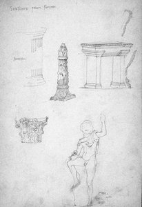 Sketches from Pompeii, 1891 by Charles Rennie Mackintosh