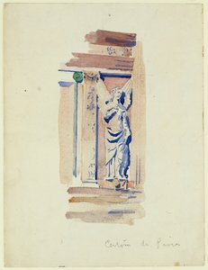 Study of an Angel Statue, Certosa di Pavia, 1891