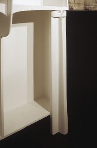 White cabinet designed for Mrs. Rowat, 1902 by Charles Rennie Mackintosh