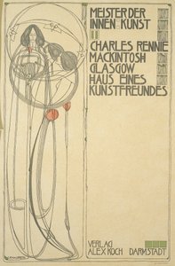 Title Page for Haus Eines Kunstfreundes (Meister der Innenkunst II), 1902 by Charles Rennie Mackintosh