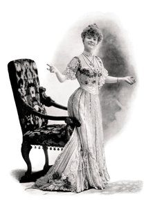 A Parisian Actress, Mademoiselle Charlotte Wiehe, 1901 by Charles Reutlinger