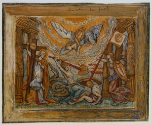 Design for the Drop Curtain of a Play