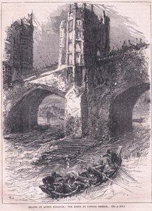 Flight of Queen Eleanor: Scene at London Bridge AD 1263