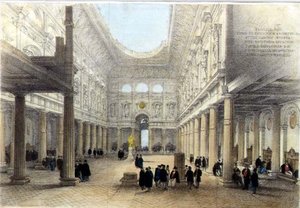 Design for the Royal Exchange Interior, Looking West by Charles Robert Cockerell