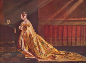 Queen Victoria in the Coronation robes, 1838, 1906
