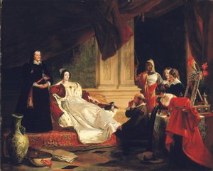 Sancho Panza in the Apartment of the Duchess by Charles Robert Leslie