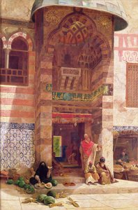 Outside the Mosque