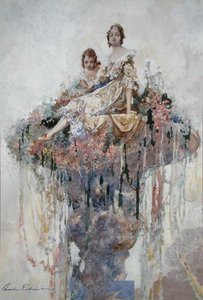 Flower Fountain by Charles Robinson
