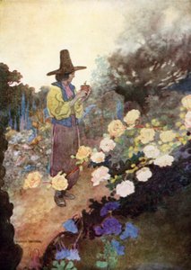 Hans in His Garden by Charles Robinson