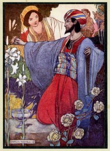Illustration for The Rubaiyat of Omar Khayyam by Charles Robinson