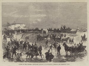 Launch of the Licensed Victualler Life-Boat at Hunstanton, Norfolk