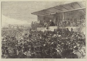 Mr Gladstone Addressing the Meeting on Blackheath
