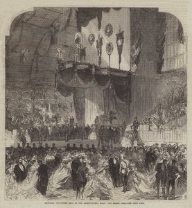 National Volunteer Ball at the Agricultural Hall, the Grand Dais by Sir John Charles Robinson
