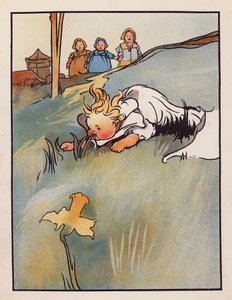 Nonsense: Baby nibbling grass