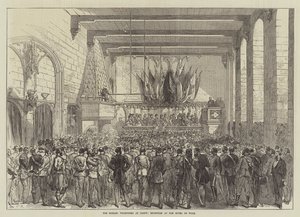The English Volunteers at Ghent, Reception at the Hotel de Ville by Sir John Charles Robinson