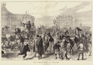 The Horse Market at Islington by Sir John Charles Robinson