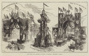 The Prince and Princess of Wales at Chatham, Triumphal Arches