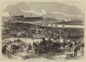 Visit of the Prince and Princess of Wales to Ireland, General View of Punchestown Races