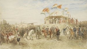 The Departure of the Spanish Garrison from Den Bosch after the Surrender to Frederik Hendrik in 1629 by Charles Rochussen