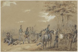 Infantry in Combat by Charles Rochussen