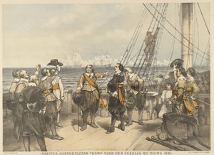 Maarten Tromp before the Battle of the Downs, 1639