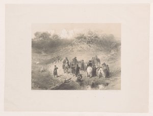Riders in a Dune Landscape by Charles Rochussen
