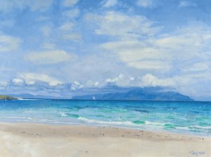 Distant Yacht, Iona, 2014
