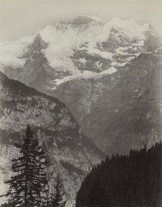 Jungfrau, View from Mürren, Switzerland, c. 1860s by Charles Soulier