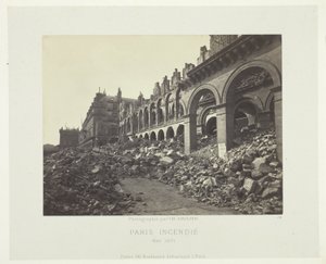 Paris Fire (Ministry of Finance) by Charles Soulier