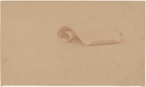 Study of a Scroll by Charles Sprague Pearce