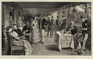 Summer at the Cape of Good Hope, Afternoon Tea on the Stoep