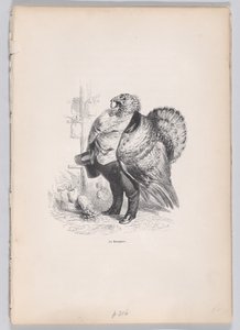 A Banker from Scenes from the Private and Public Life of Animals, ca. 1837-47 by Charles Tamisier