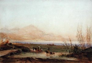 The Baie des Anges, Nice by Charles Theodore  Frere