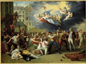 Massacre of the Marquis de Pellepont, 14th July 1789 by Charles Thevenin