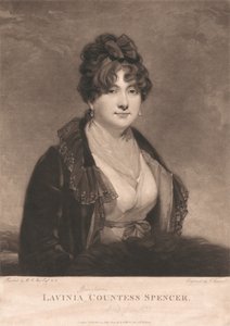 Lavinia Bingham, Countess Spencer by Charles Turner