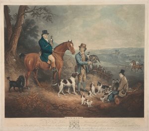 Malcolm Fleming of Barochan 1745-1811. Hawking