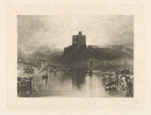 Norham Castle, on the River Tweed by Charles Turner