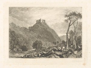 Okehampton Castle, on the River Okement