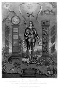 Oliver Cromwell, English soldier and statesman by Charles Turner