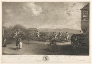 Horse Racing at Welter Stakes on June 16, 1801 by Charles Turner
