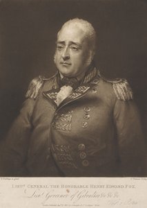 The Honorable, Lieutenant General, Henry Edward Fox by Charles Turner
