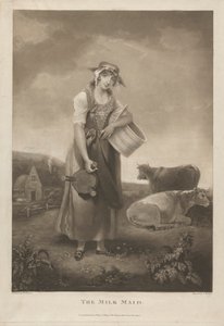 The Milk Maid by Charles Turner