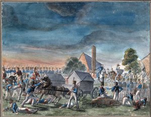 The Meeting of the Duke of Wellington and Prince Blücher by Charles Turner Warren