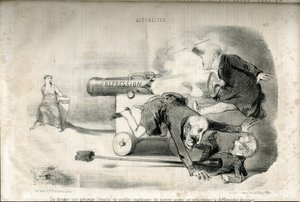 Illustration by Charles Vernier in Le Charivari by Charles Vernier