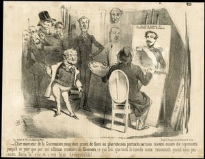 Illustration by Charles Vernier in Le Charivari by Charles Vernier